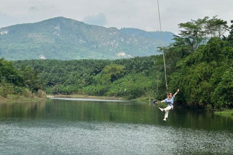 Bungee Jumping Bandung di Jembatan Rajamandala